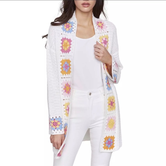 CHARLIE B Sweaters - Charlie B Knit Crochet Cardigan Sz XL NWT | Charlie B Cotton Cardigan Sz XL -